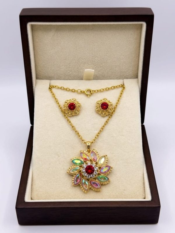 Royal Floral Multi-Gemstone Set