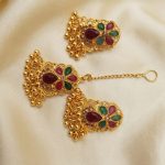 Traditional Maang Tikka & Earring Set