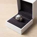 Monochrome Agate Men's Ring